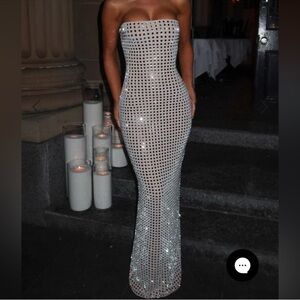 Babyboo fashion Strapless Sequin Bodycon Dress